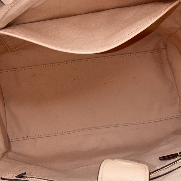 Authentic Limited Edition Tory Burch Brooke Tote “Pink Salt” 12”x 12” + Dust Bag - Picture 10 of 16